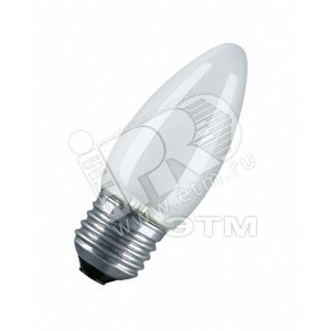 

Лампа накаливания декоративная ДС 40вт B35 230В E27 (свеча) OSRAM/LEDVANCE