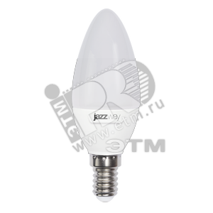 

Лампа светодиодная LED 7Вт E14 530Лм 230V/50Hz теплый матовая свеча SP JazzWay