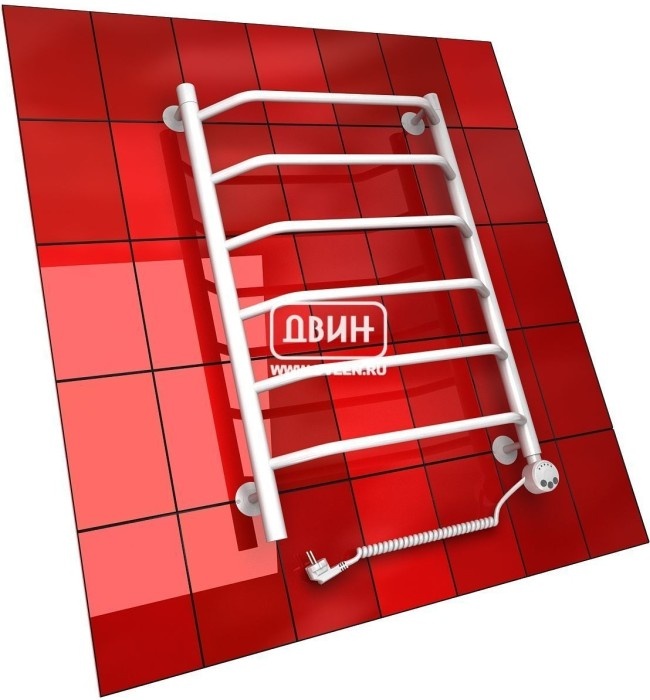 

Полотенцесушитель электрический ДВИН белый E (1" - 1/2) 120/50