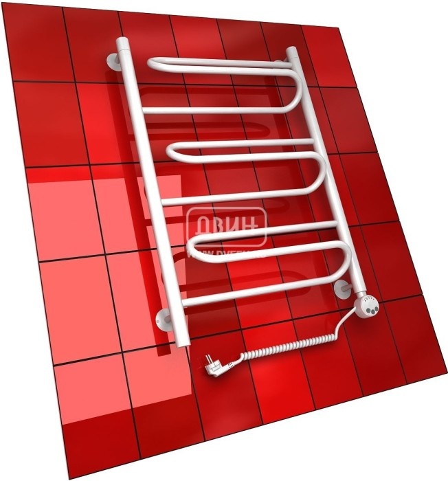 

Полотенцесушитель электрический ДВИН белый W (1" - 1/2) 120/40