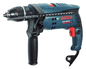 

Дрель ударная Bosch GSB 1600 RE Professional 701 Вт быстрозажимной патрон, ревер