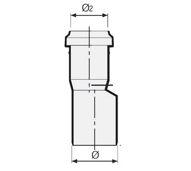 

Переход эксцентрический D40x32 Sinikon 514001.R