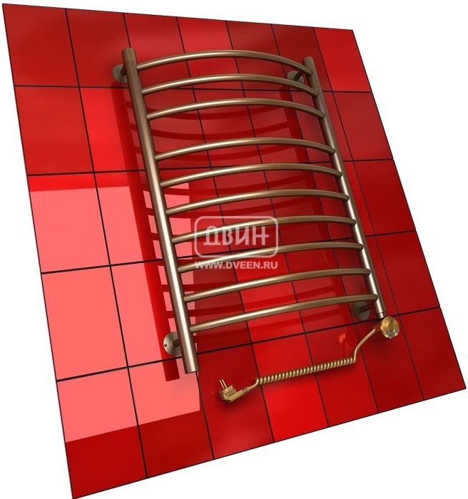 

Полотенцесушитель электрический ДВИН бронза K (1" - 1/2) 80/40