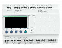 

Интеллект. реле Zelio Logic ~240В кол-во вх\вых 26 (16/10), дисплей, часы Сери