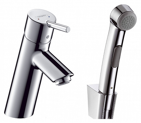 

Смеситель для раковины с гигиен.душем и держ. хром HANSGROHE 32140000