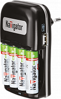 

Зарядное устройство Navigator NCH-404USB/94473 2/4 аккум АА/ААА Ni-MH