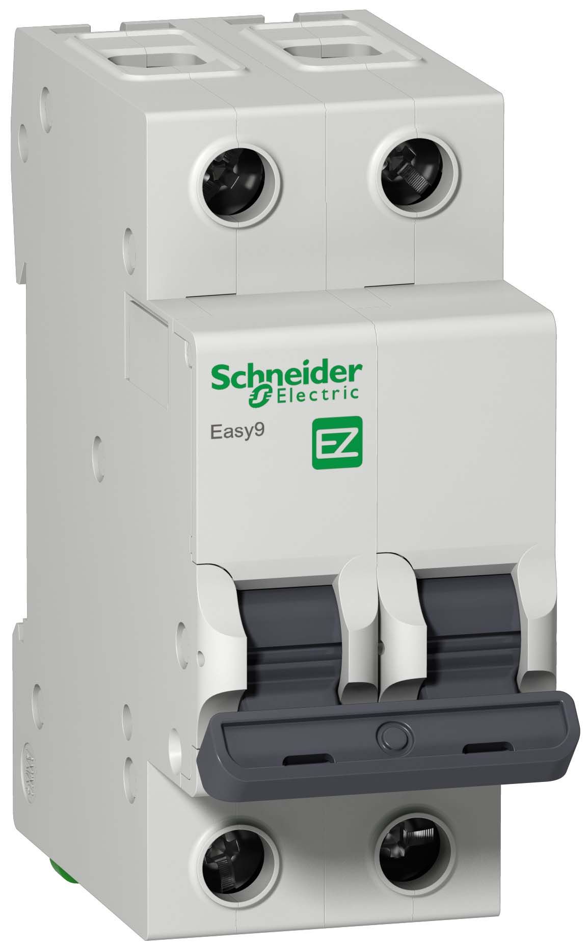 

Выключатель автоматический 2-пол. 50A С 4.5кА Easy9 Schneider Electric