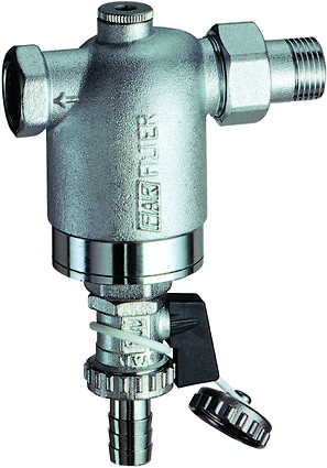 

Фильтр FAR 1/2" НР-BР, с манометром, 300мкм, Max: 95 °C, 25 бар