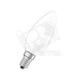 

Лампа накаливания декоративная ДС 60вт B35 230в E14 (свеча) OSRAM/LEDVANCE