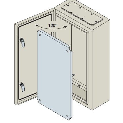 

Корпус шкафа с монт.платой 300х300х150мм SR2 IP66 ABB