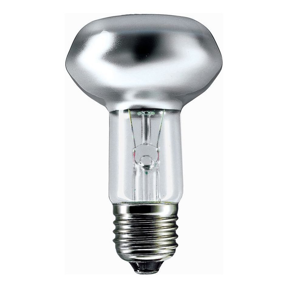 

Лампа накаливания Philips Refl 40W E27 230V NR63 30D 1CT/30 зеркальная колба