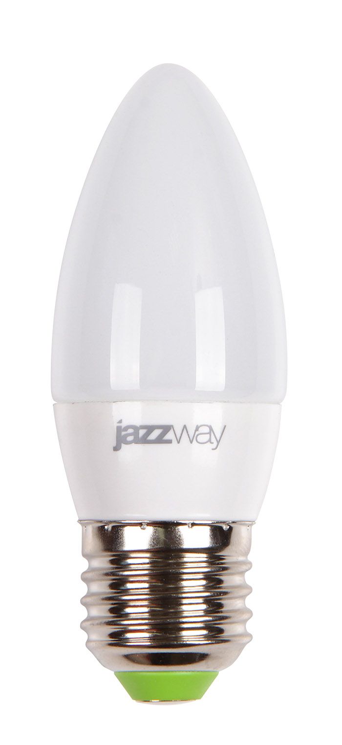 

Лампа светодиодная Jazzway PLED-SP C37 7w 5000K E27 560Lm230/50 свеча холодный-б