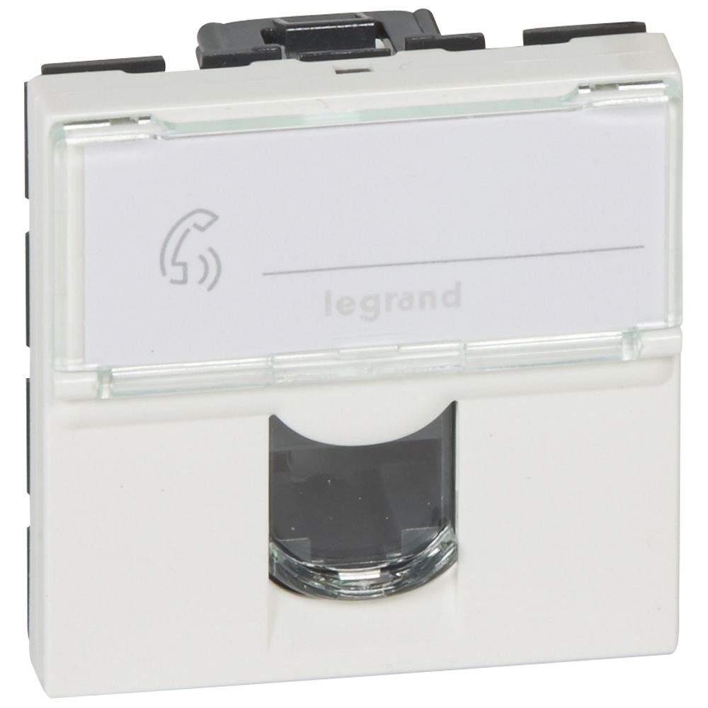 

Розетка PC/RJ45 2 модуля UTP кат.5e Mosaic/Legrand