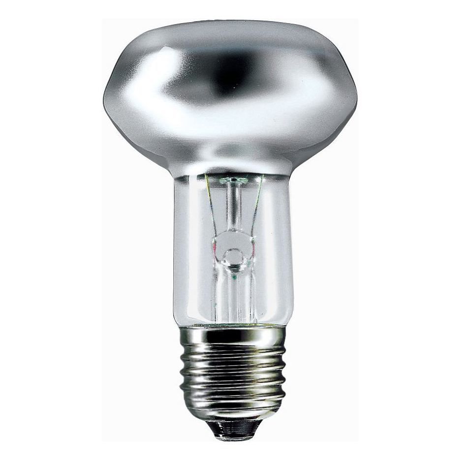 

Лампа накаливания Philips Refl 60W E27 230V NR63 30D FR 1CT/30 зеркальная колба