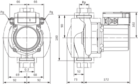 Циркуляционный насос Wilo Top-Z 30/10 DM PN6/10 RG 1