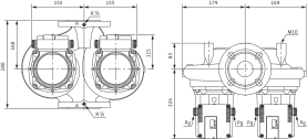 Циркуляционный насос Wilo Top-SD 50/7 DM PN6/10 1