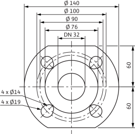 Циркуляционный насос Wilo Stratos-D 32/1-8 PN6/10 2